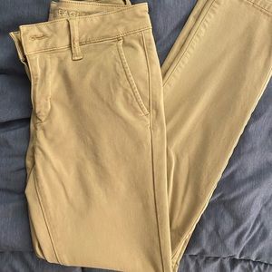 American eagle skinny khaki ankle pants